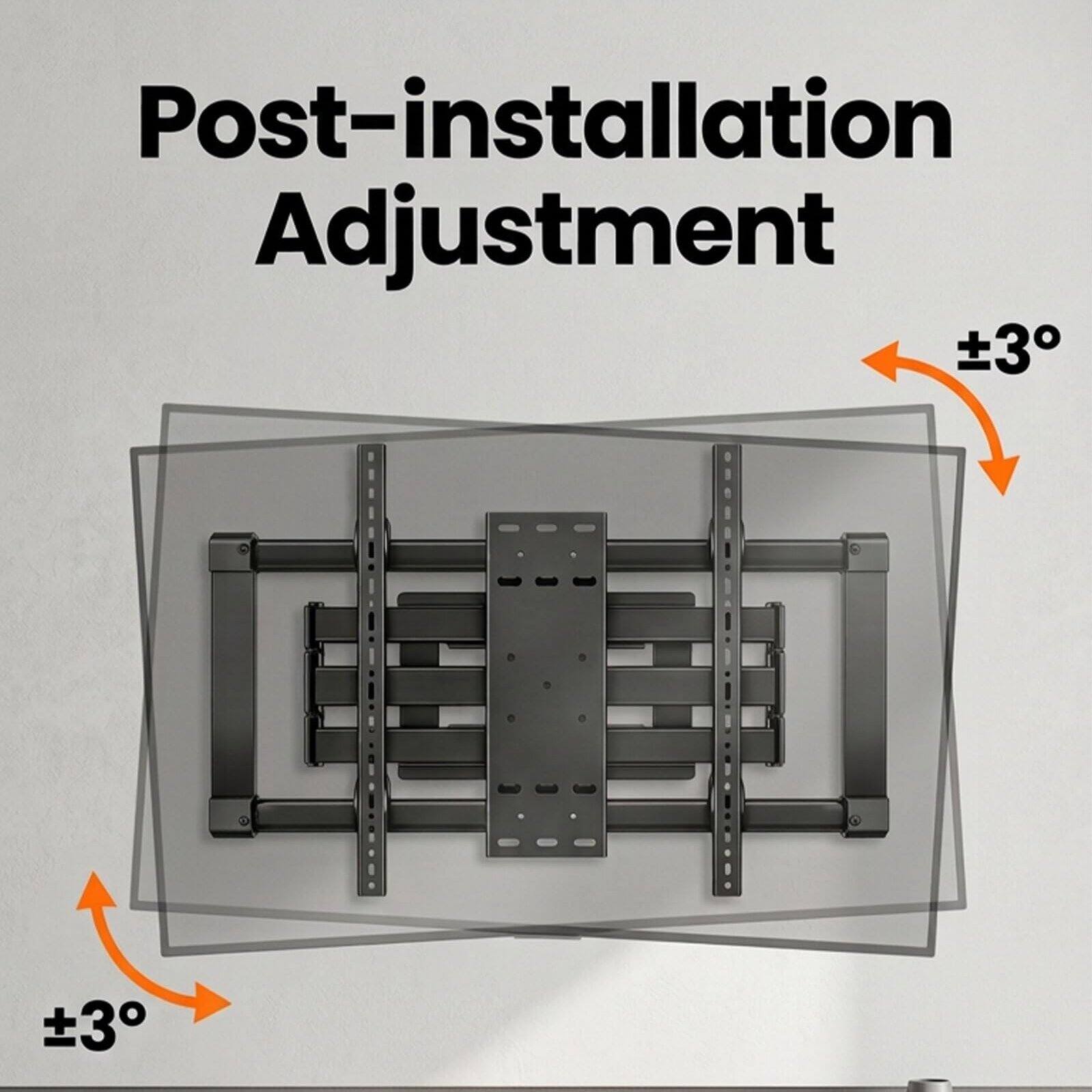 Post-installation Adjustment  
±3°  
±3°