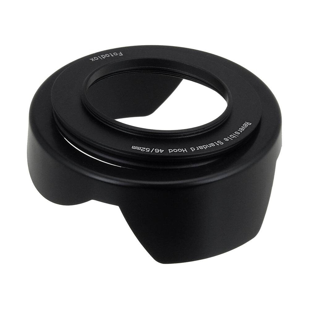 Fotodiox  
Reversible 46/52mm Hood  
P Standard  
52mm / 46mm