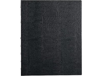 Blueline - NotePro Pink Ribbon 1-Subject Professional Notebooks, 7.25" x 9.25", College Ruled, 75 Sheets - Black