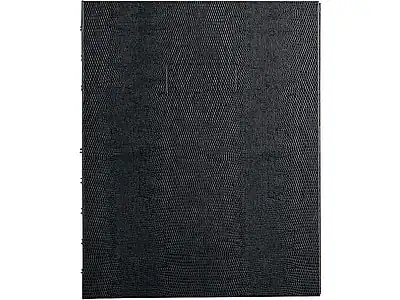 Front. Blueline - NotePro Pink Ribbon 1-Subject Professional Notebooks, 7.25" x 9.25", College Ruled, 75 Sheets - Black.