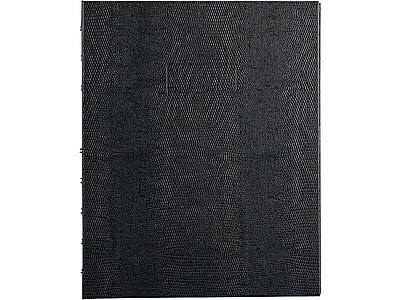 Front. Blueline - NotePro Pink Ribbon 1-Subject Professional Notebooks, 7.25" x 9.25", College Ruled, 75 Sheets - Black.