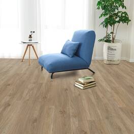 Dotfloor - 48"x7.2" SPC Composite Flooring; 10 Planks/Box (23.9 sq. ft/Box); 6mm Thick with 1mm IXPE Backing; 20 mil Wear Layer; - Hard Maple