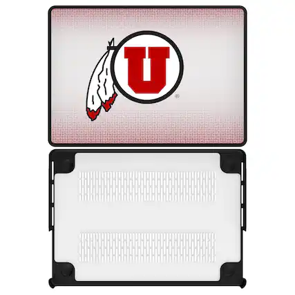 Front. Keyscaper - Utah Utes Linen MacBook Case - Pro 16 in - Multicolor.