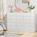 Alt View 8. Winado - Modern 6 Drawer Dresser Tall Dresser Chest of Drawers Anti-Tipping Device Metal Handle for Bedroom Living Room Hallway - White.