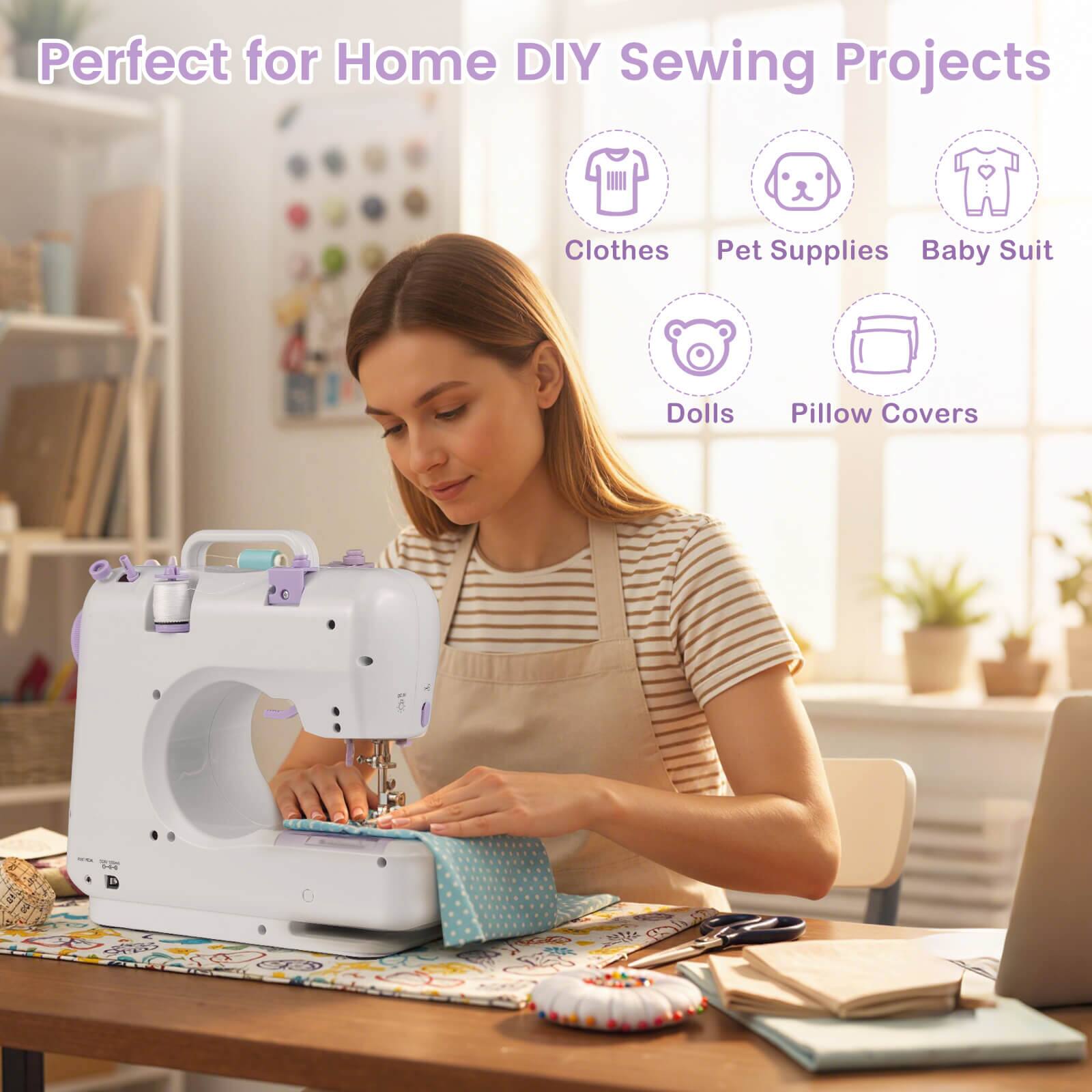 Perfect for Home DIY Sewing Projects  
Clothes  
Pet Supplies  
Baby Suit  
Dolls  
Pillow Covers