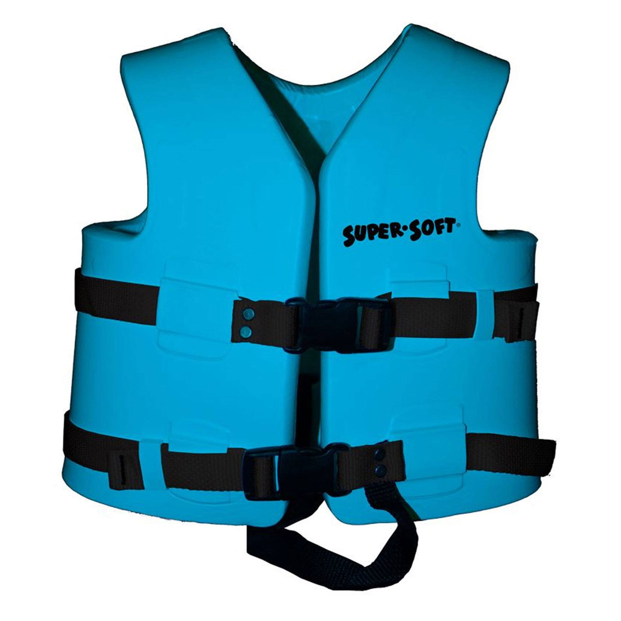 Alt View 1. TRC Recreation - TRC Recreation Super Soft Child Life Jacket Safety Vest, Medium, 2 Pack, Blue - Blue.