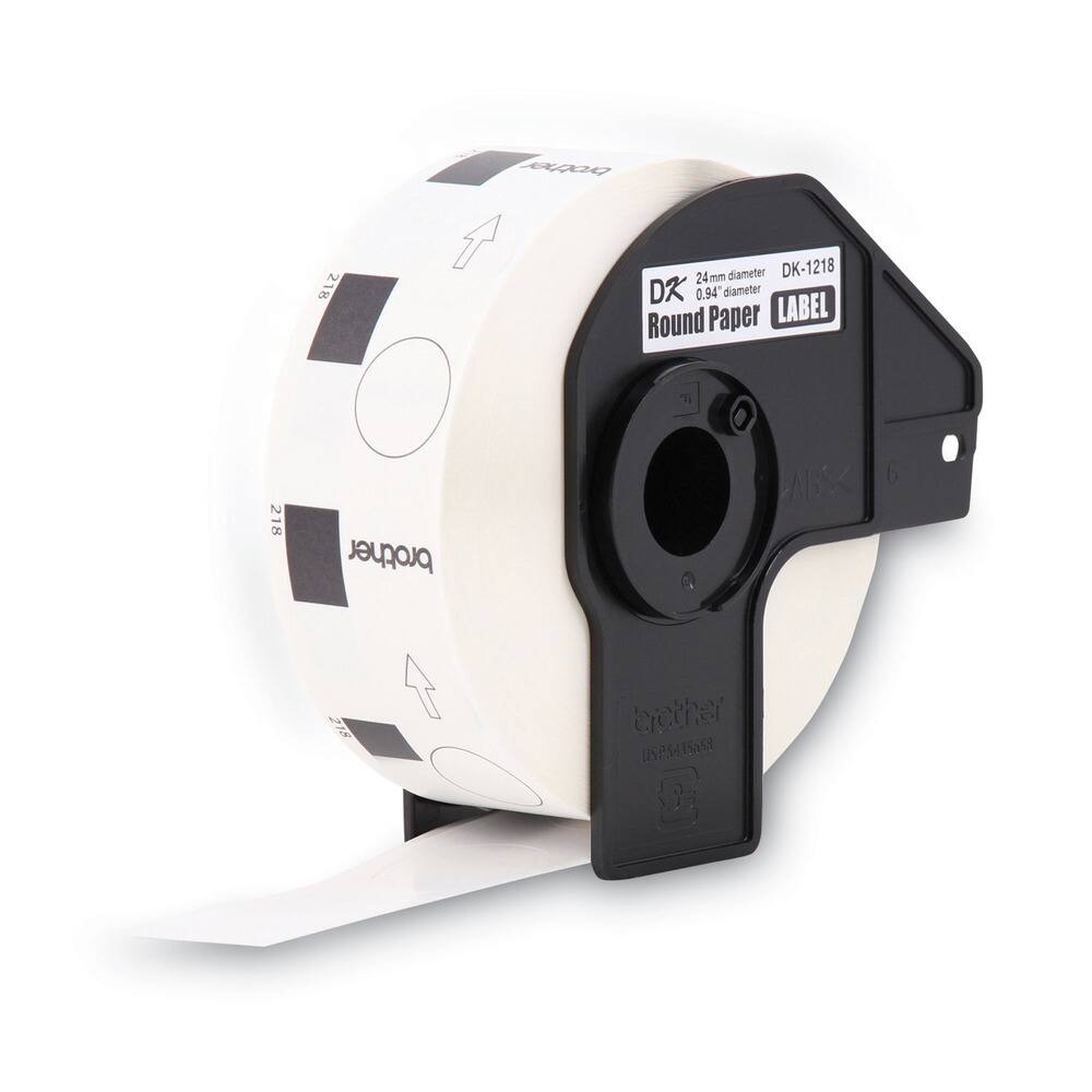 218 DEGA  
DK-1218  
24 mm diameter  
DR 0.94 diameter  
Round Paper LABEL  
218 brother ABSK 6  
218 A  
Crether USP5475a5r D