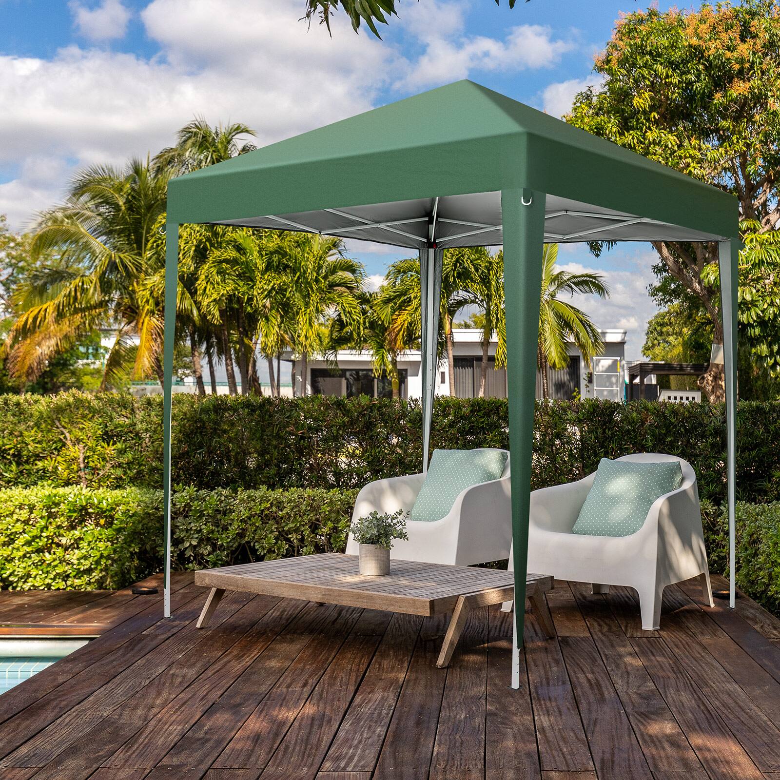 Alt View 2. Winado - 6.5x6.5 Pop Up Canopy Tent, Outdoor Tent Canopies Foldable Portable Canopies for Camping, Patio, Parties.