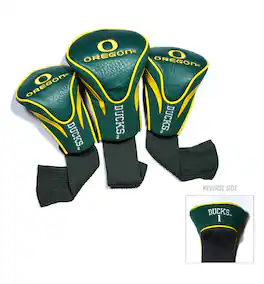 Team Golf - Oregon Ducks 3-Pack Contour Headcover Set - Multicolor