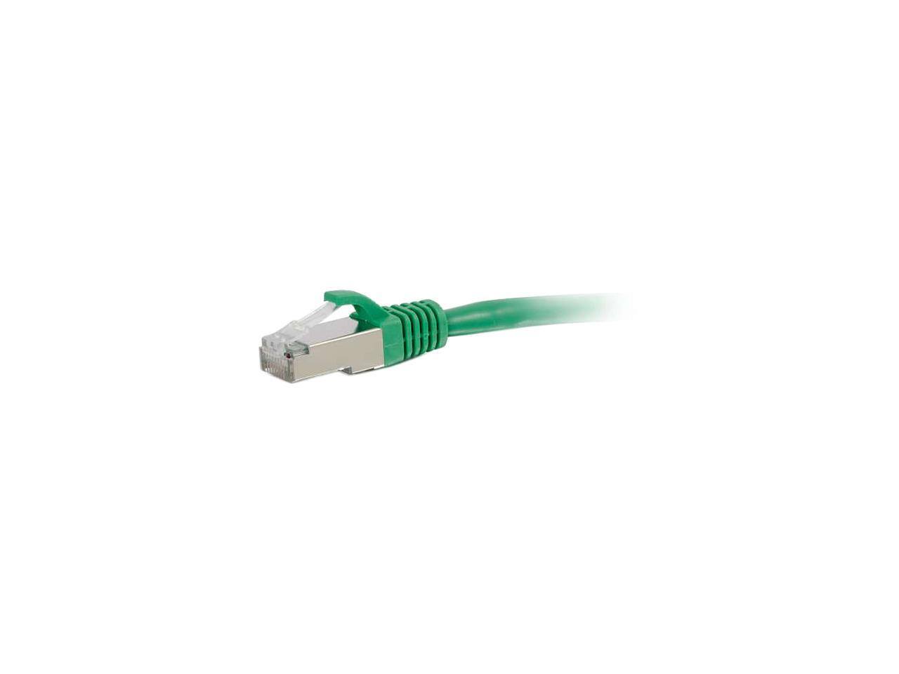 Alt View 1. Cables to Go - C2G 00826 Cat6 Cable - Snagless Shielded Ethernet Network Patch Cable, Green (2 Feet, 0.60 Meters).