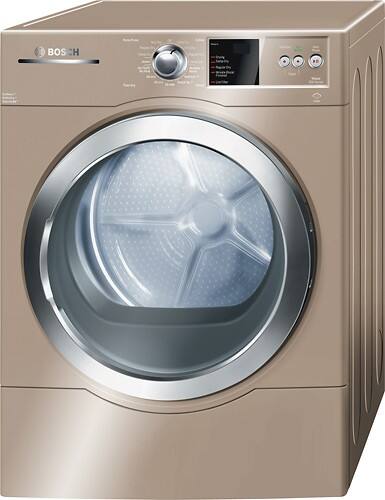 Front Standard. Bosch - 500 Series 6.7 Cu. Ft. Steam Electric Dryer - Sepia.