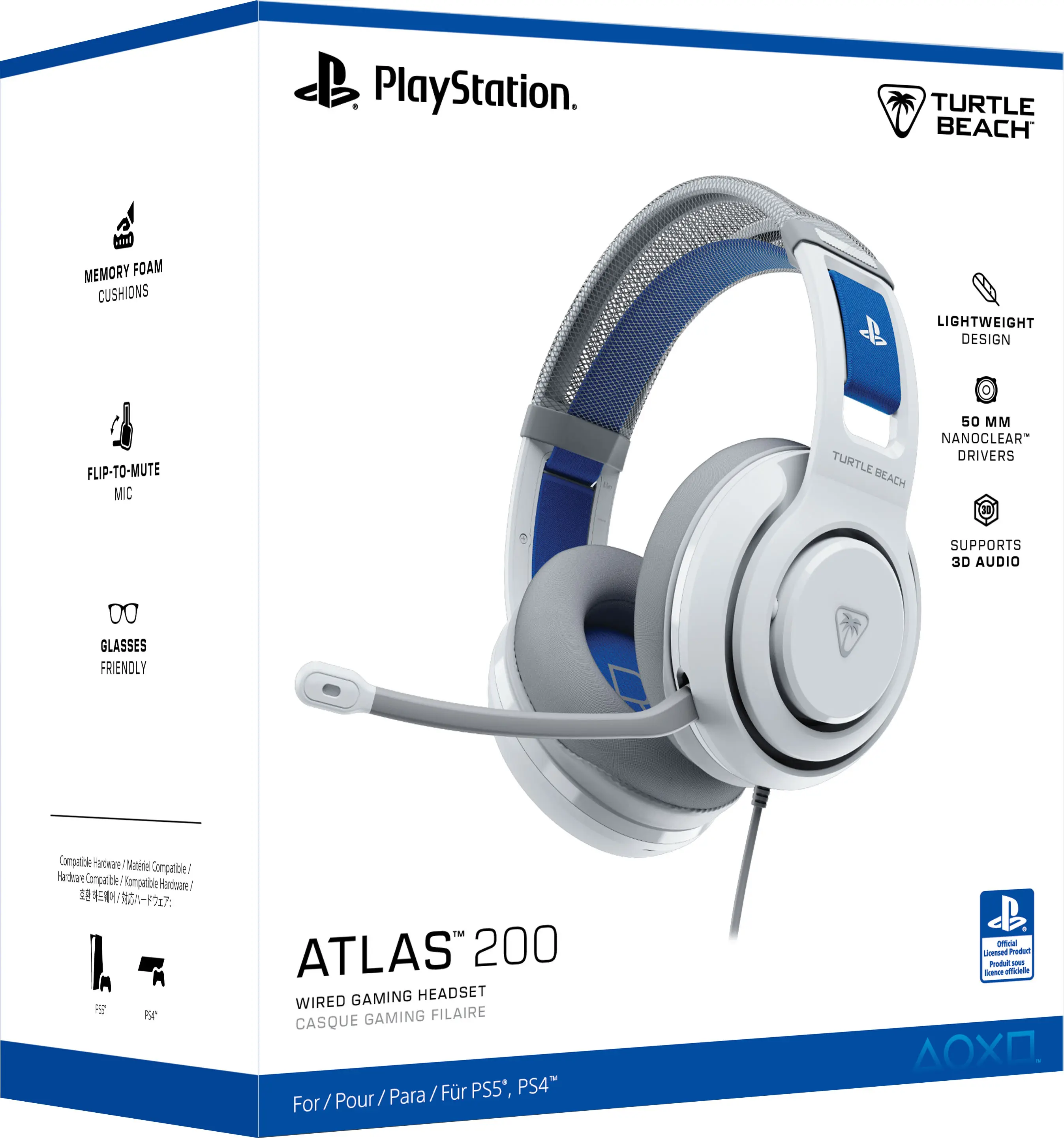 HTC - みーつ Turtle Beach Atlas 200 Wired Over Ear Gaming Headset for
