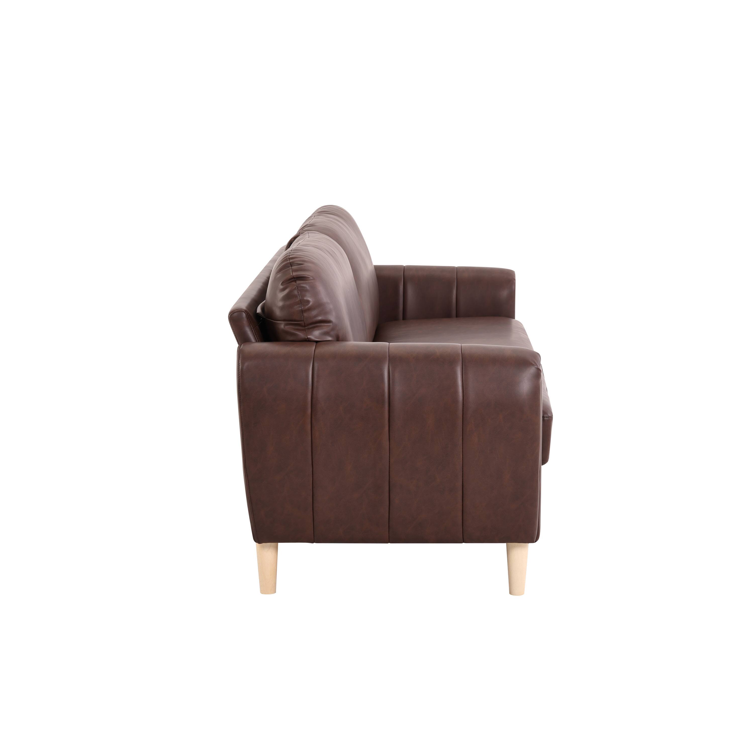 Best Buy Serta Danielle Sofa Brown 133A009BRN