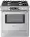 Front Standard. Bosch - Integra 700 Series 30" Self-Cleaning Slide-In Dual Fuel Convection Range - Stainless-Steel.