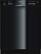 Front Standard. Bosch - Evolution 500 Series 24" Tall Tub Built-In Dishwasher - Black.