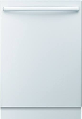 Front Standard. Bosch - Ascenta Integra 24" Tall Tub Built-In Dishwasher - White.
