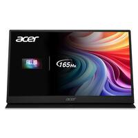 Acer - Nitro 15.6" LCD FHD 165Hz FreeSync IPS Portable Gaming Monitor (USB Type-C, Mini HDMI & Audio Out) - Black - Front_Zoom