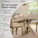 Alt View 13. Finch - Alfred Round Modern Farmhouse Rubberwood Table - Rustic Beige.
