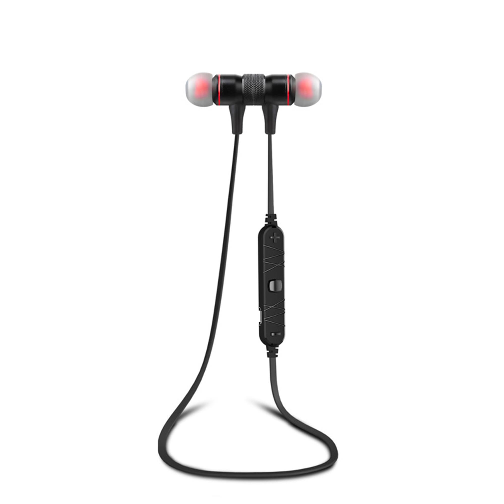 Front. Sugift - Sugift Magnetic Bluetooth Sports Earphones with Noise Reduction - Black.
