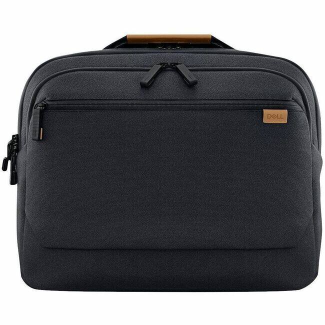 Front. Dell - Dell EcoLoop Premier Carrying Case (Briefcase) for 14" to 16" Notebook - Black - TAA Compliant - Scratch Resistant - Black.