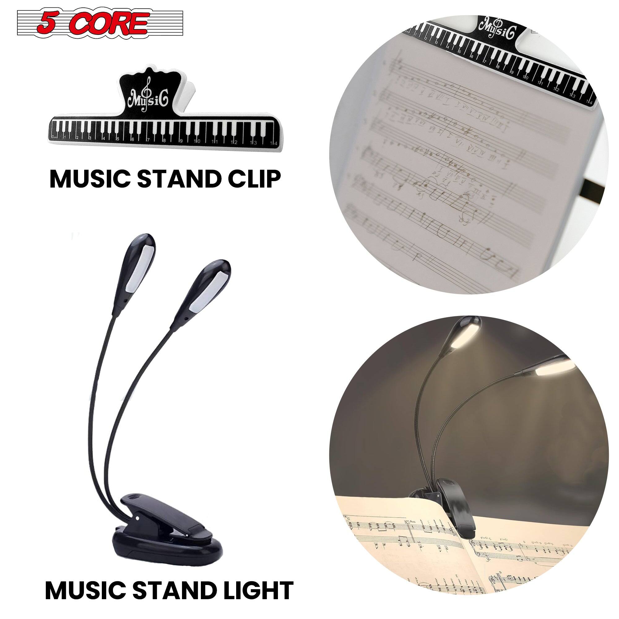 5 CORE

MUSIC STAND CLIP

MUSIC STAND LIGHT