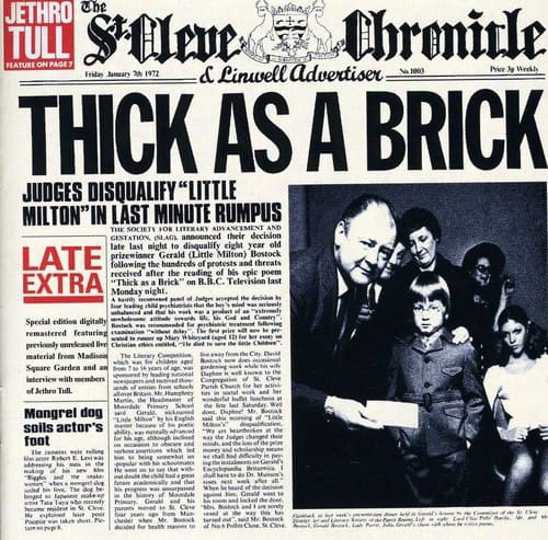 Jethro Tull - Thick As A Brick (+ Bonus Tracks)   - COMPACT DISCS [CD] price history on PriceWatchPro