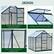 DESIGN
Flexible sliding door for easy access
Rooftop vent ensures air flow
Four corners with slant support bars