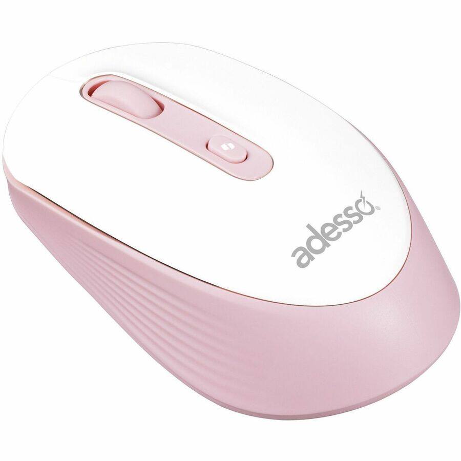 Alt View 8. Adesso - Adesso iMouse A30P Wireless Mouse with AI CoPilot Shortcut Button (Pink) - Optical - Wireless - 30 ft - Radio Frequency - Pink.