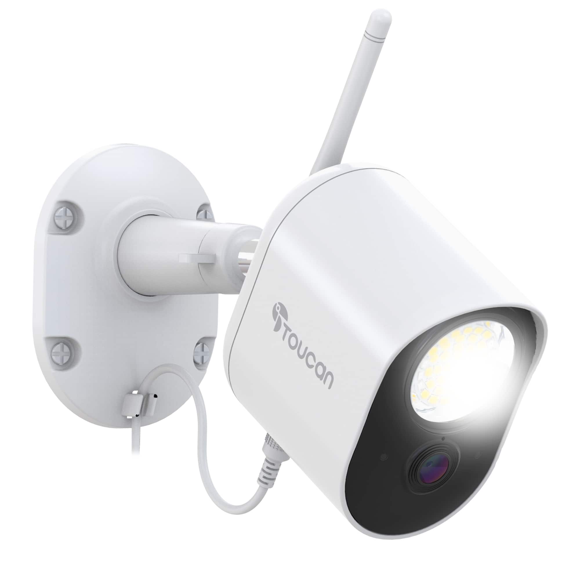 Toucan - Super Bright Security Light Camera - White