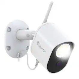 Toucan - Super Bright Security Light Camera - No Subscription Required - White