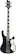 Front Standard. Schecter - Stargazer-4 4-String Full-Size Electric Bass Guitar - Gloss Black.