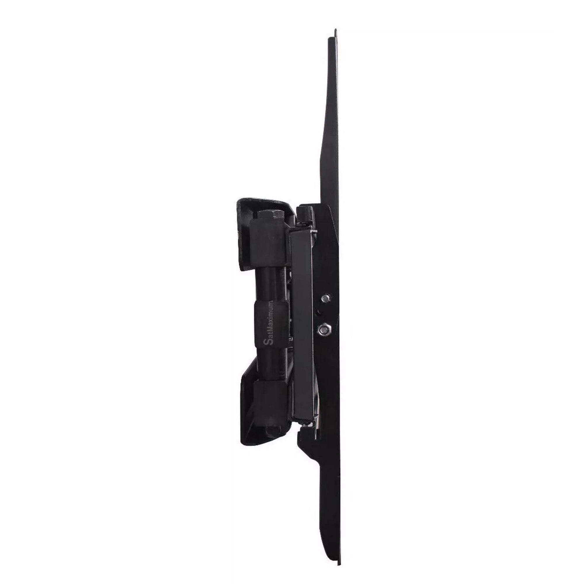 Left. Cables Direct Online - Full Motion TV Wall Mount for 23–56" TV Screens, Tilt & Swivel, VESA Compatible, 77 lb Capacity - Black.