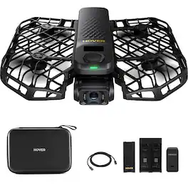 HOVERAir - X1 PROMAX 8K Self-Flying Pocket Action Camera Drone Basic Combo, Black