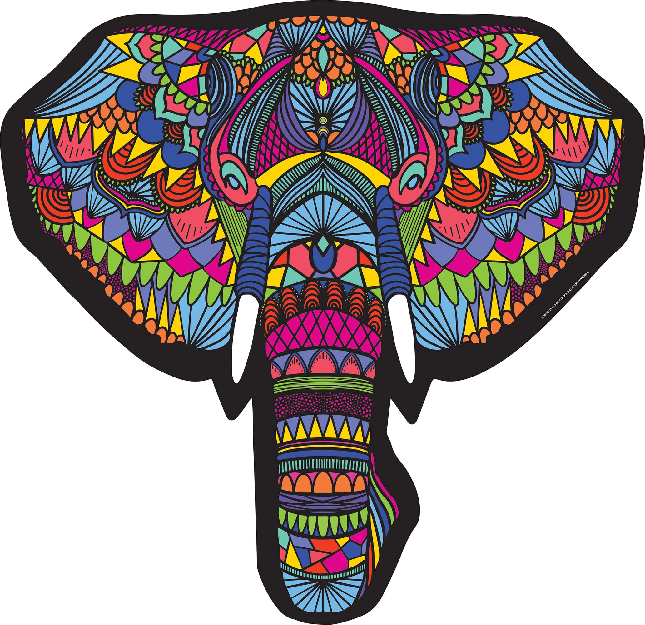 TCG Toys - SHAPES PUZZLE- ELEPHANT