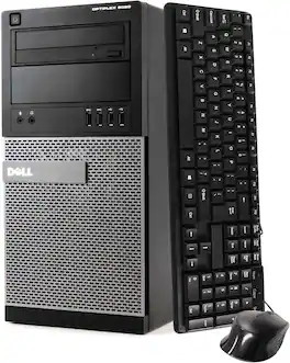 Dell - Refurbished Excellent - Optiplex 9020 Mini Tower Desktop PC, Intel Core i7 up to 3.9GHz, 32GB RAM, 1TB SSD, WiFi, Keyboard&Mouse, Win11Pro - Black