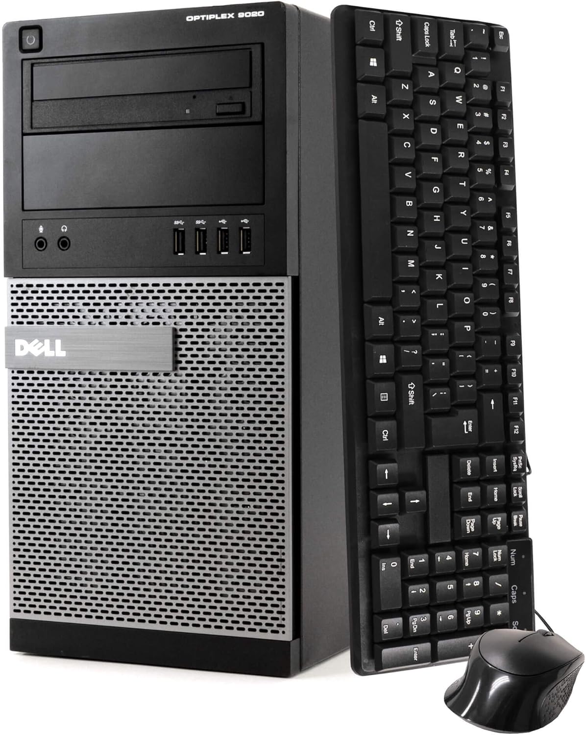 Dell - Refurbished Excellent - Optiplex 9020 Mini Tower Desktop PC, Intel Core i7 up to 3.9GHz, 32GB RAM, 1TB SSD, WiFi, Keyboard&Mouse, Win11Pro - Black