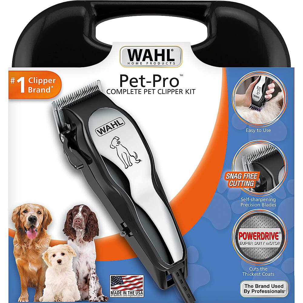 Alt View 13. Wahl - Pet Pro Complete Grooming Kit - Black and Silver.