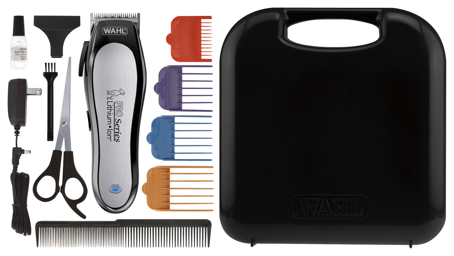 Angle View: Wahl - Lithium Pro Series Animal Clipper - Black and Silver