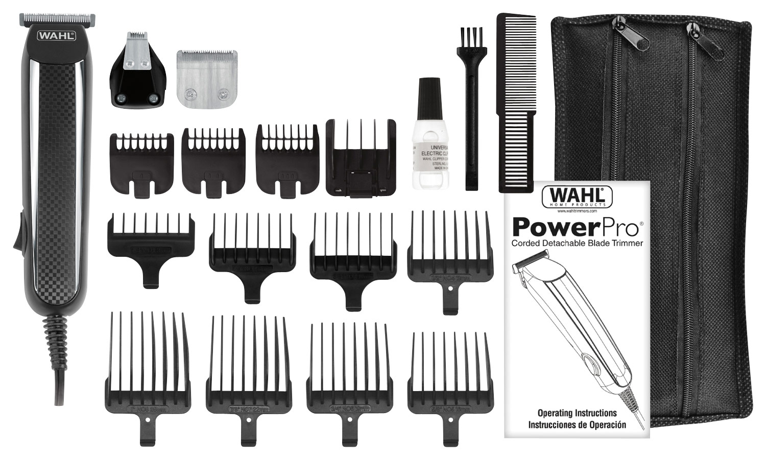Wahl Power Pro Clipper Kit Black 9686 - Best Buy