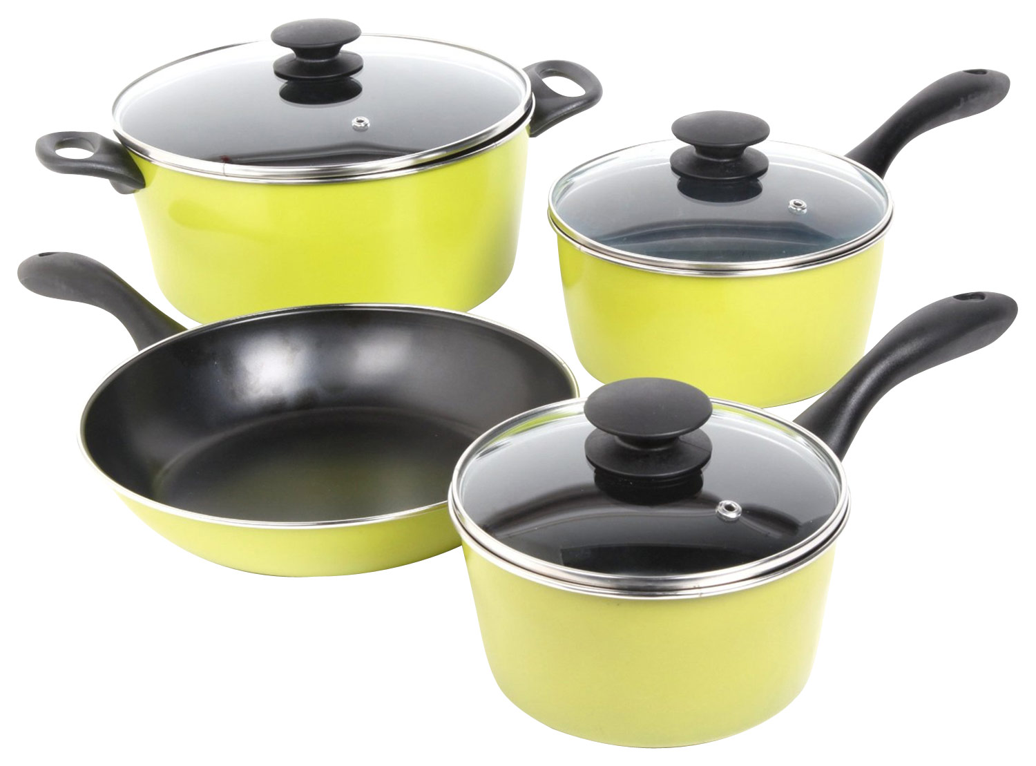 Sunbeam Armington Carbon Steel Cookware Set, 7 Piece 