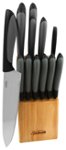 Angle Zoom. Sunbeam - Durant 14-Piece Knife Set - Black/Gray.