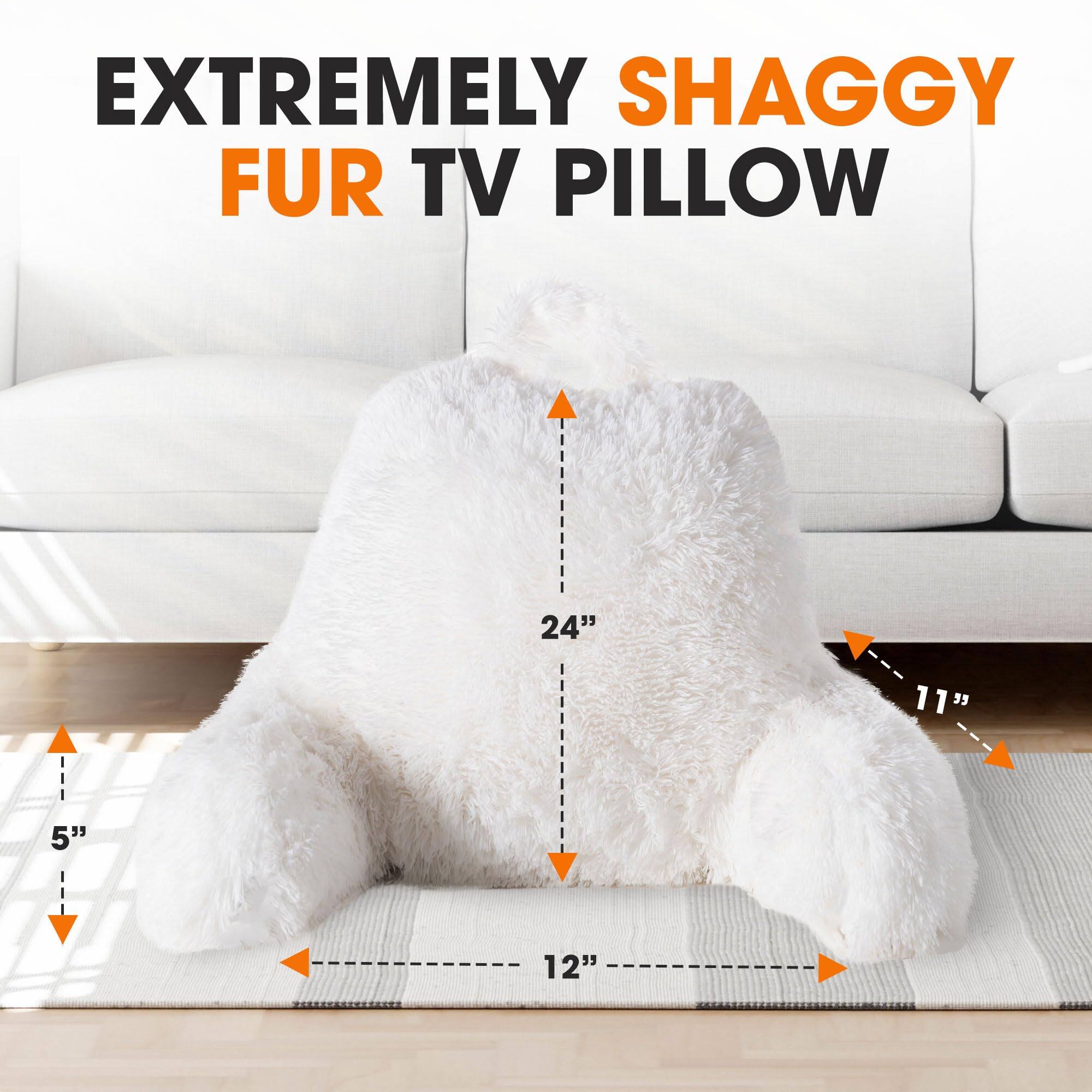 EXTREMELY SHAGGY FUR TV PILLOW

24"
11"
5"
12"