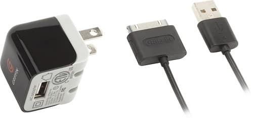 Front Standard. Griffin Technology - PowerBlock Micro - Black.