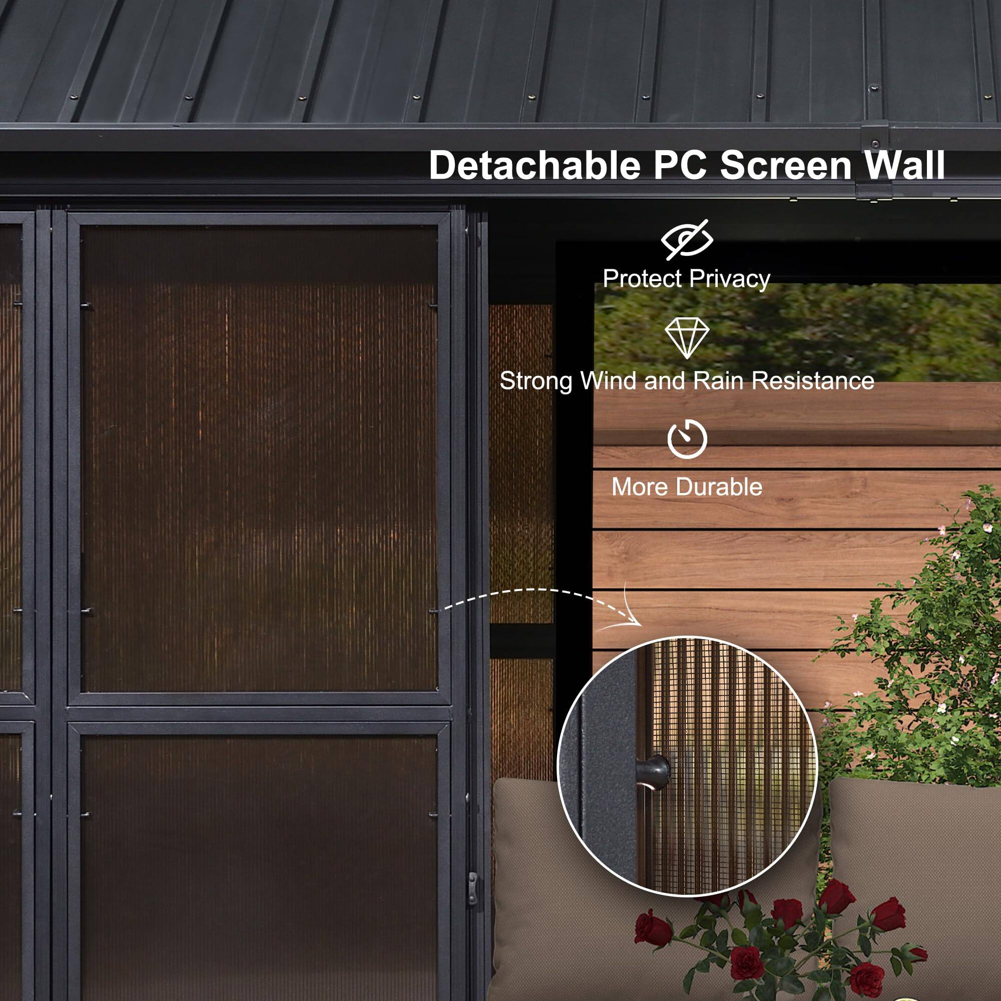 Detachable PC Screen Wall  
- Protect Privacy  
- Strong Wind and Rain Resistance  
- More Durable