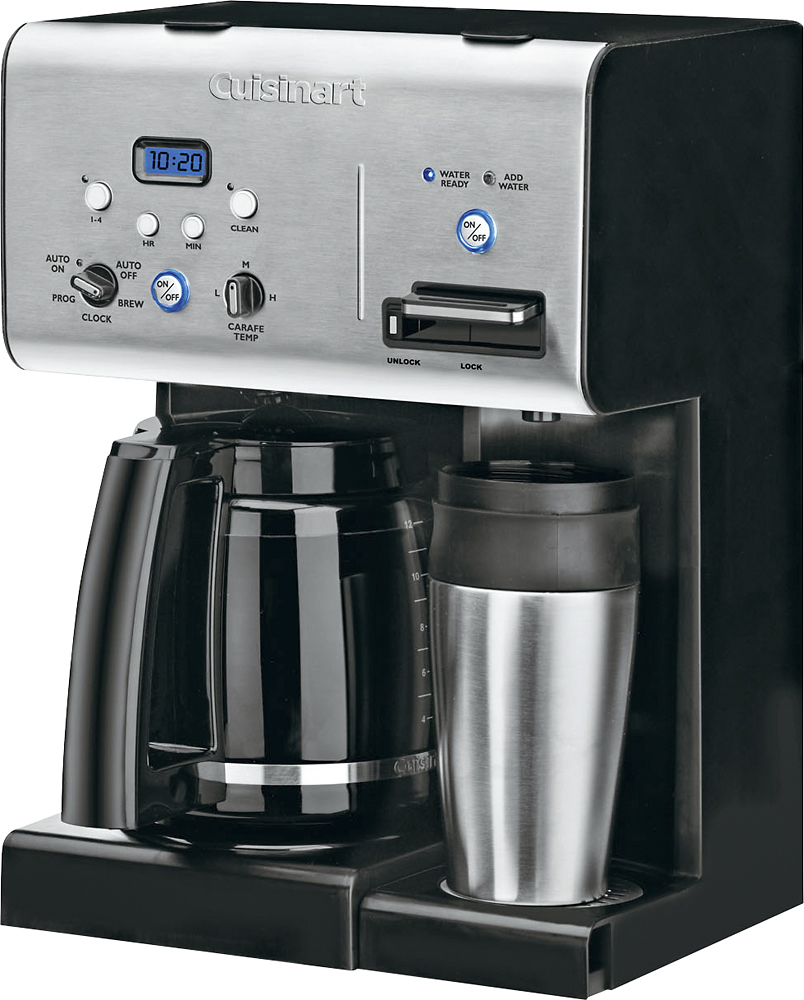 Cuisinart Coffee Plus 12-Cup Black/Stainless Residential