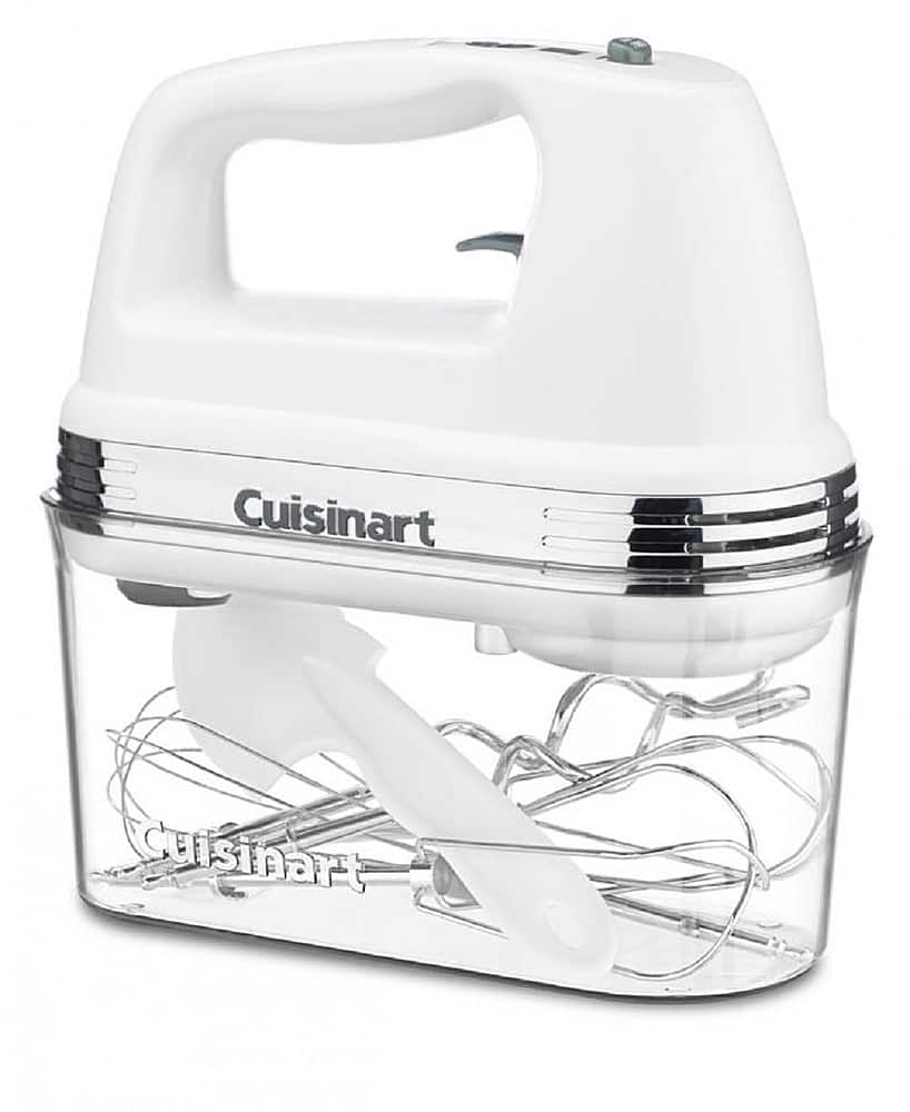 Alt View 13. Cuisinart - Power Advantage PLUS 9 Speed Hand Mixer - White.