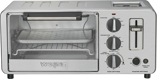 Customer Reviews: Waring Pro 4-Slice Toaster Oven Combo Stainless-Steel  WTO150 - Best Buy