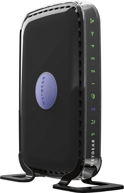 NETGEAR RangeMax N600 Dual-Band Wi-Fi Router Black WNDR3400-100NAS ...