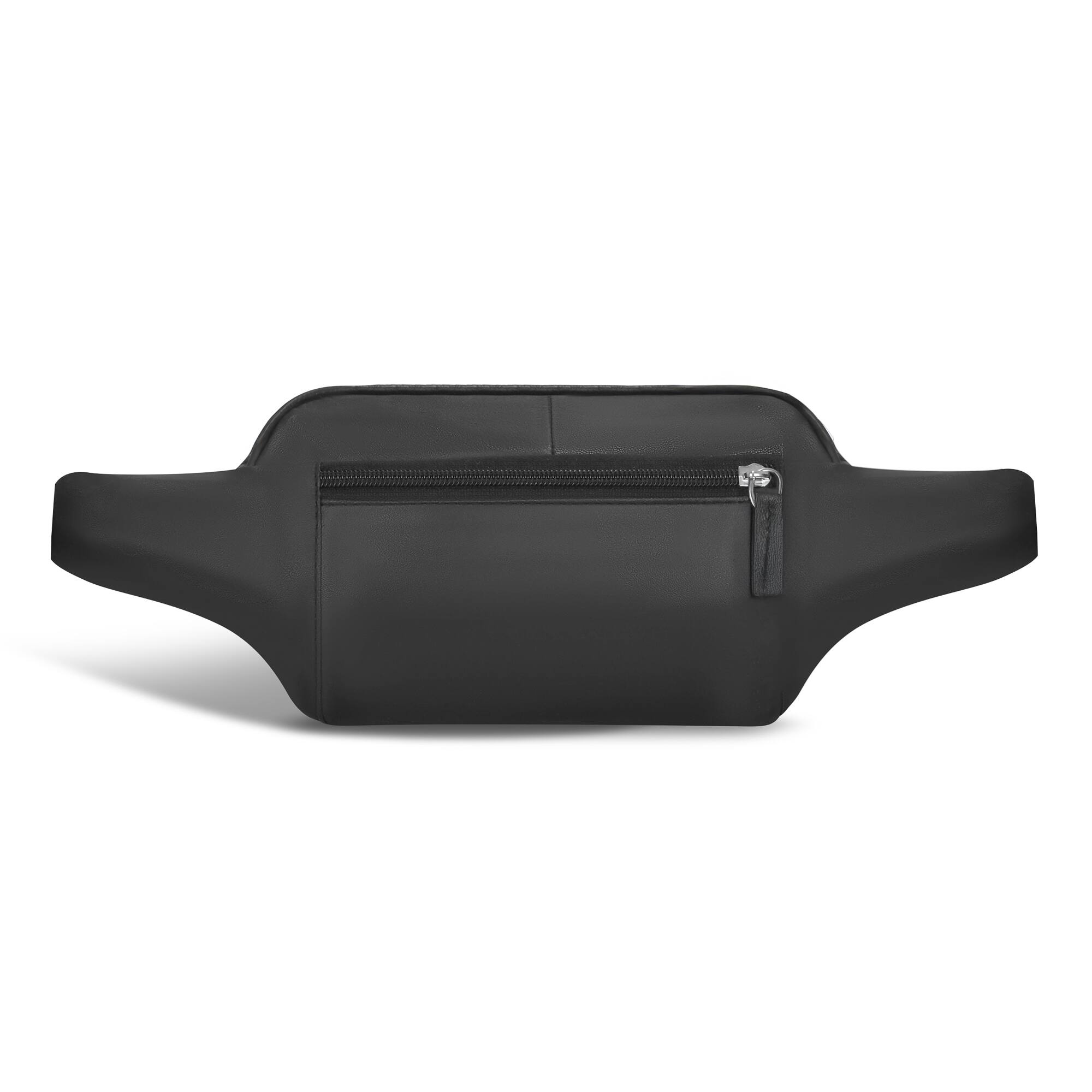 Alt View 1. Champs - Classic Collection Leather Waist-Pack - Black.