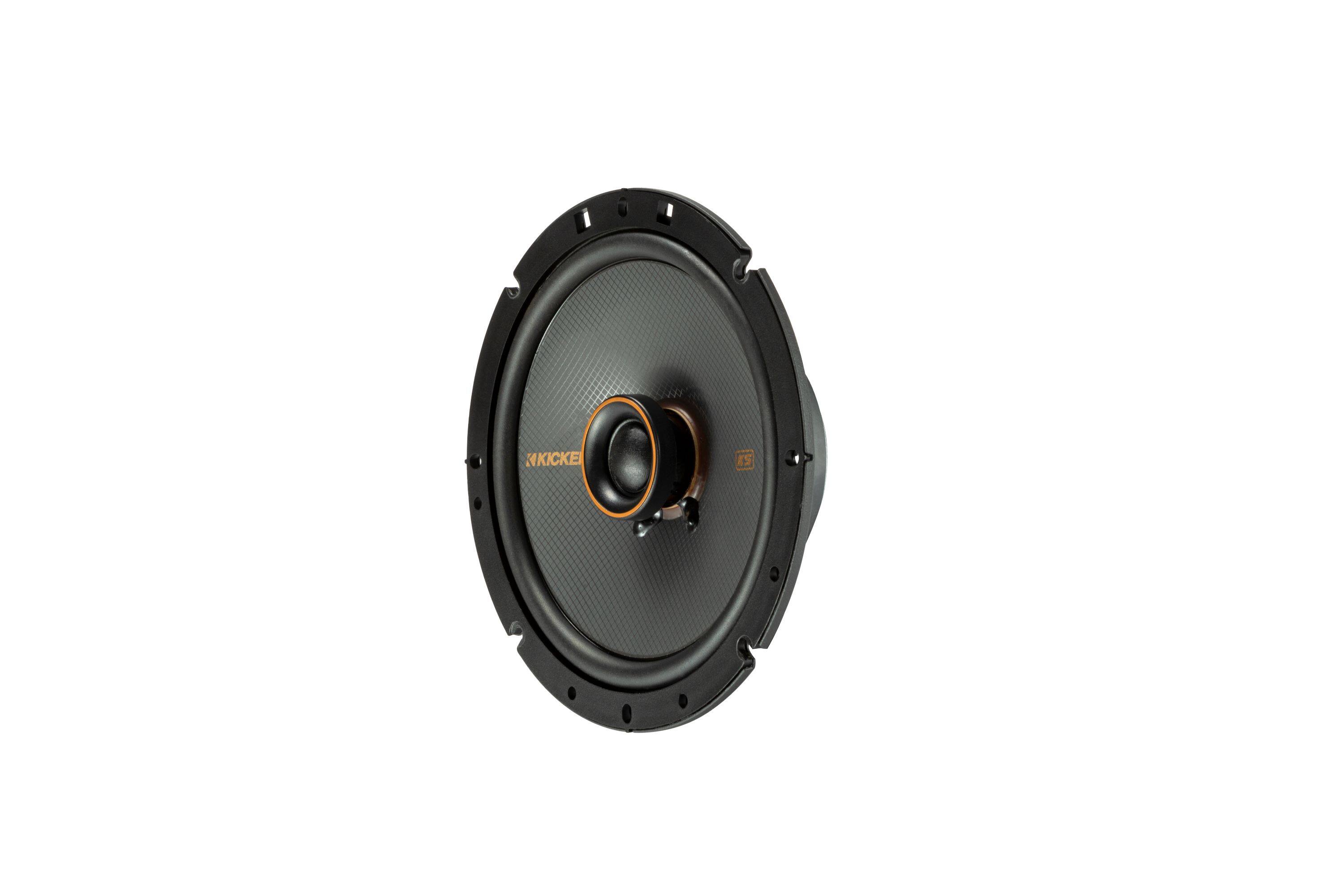 Back. KICKER - KS Series 6-3/4 inch 2-Way Car Speakers (Pair) - Black.